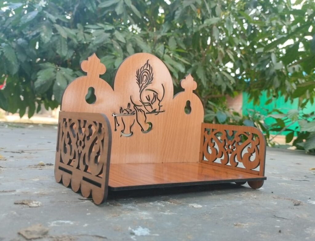 Home Decor Wooden Singhasan Exporter In India